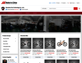firstbicycle.en.made-in-china.com screenshot