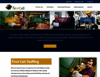 firstcallinc.com screenshot