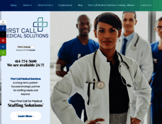 firstcallmedical.net screenshot
