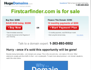 firstcarfinder.com screenshot
