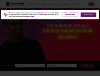 firstcentralcareers.com screenshot