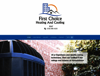 firstchoiceheatingcooling.net screenshot