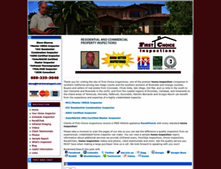 firstchoiceinspect.com screenshot