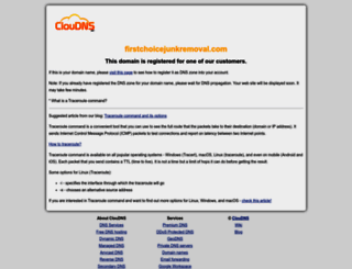 firstchoicejunkremoval.com screenshot