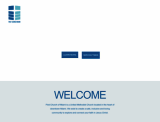 firstchurchmiami.org screenshot