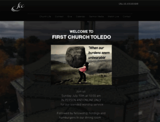 firstchurchtoledo.com screenshot