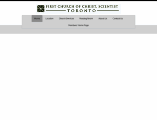 firstchurchtoronto.com screenshot