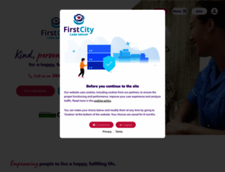 firstcitynursing.co.uk screenshot