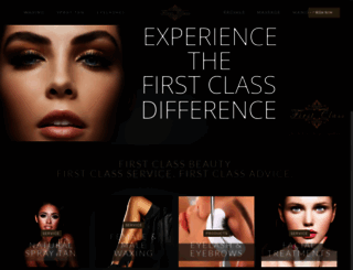 firstclassbeauty.com.au screenshot