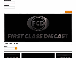 firstclassdiecast.com screenshot