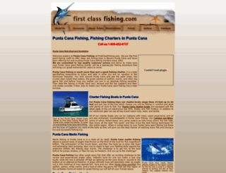 firstclassfishing.com screenshot