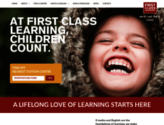 firstclasslearning.co.uk screenshot