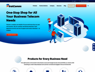 firstcomm.com screenshot