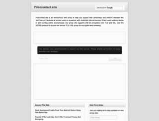 firstcontact.site screenshot