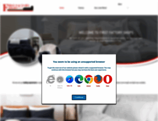 firstfactoryshops.co.za screenshot