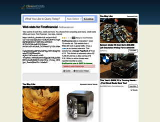 firstfinancial.com.clearwebstats.com screenshot