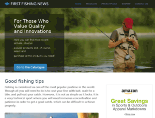 firstfishingnews.com screenshot