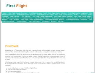 firstflight.org.in screenshot