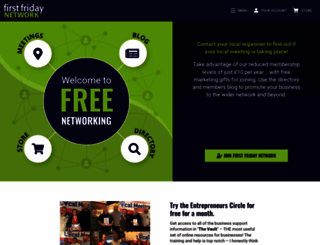 firstfriday-network.co.uk screenshot