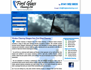 firstglasscleaning.co.uk screenshot