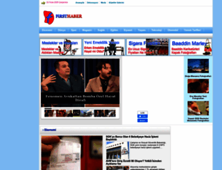 firsthaber.net screenshot