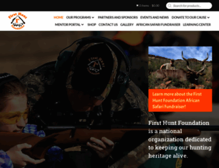 firsthuntfoundation.org screenshot