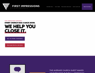 firstimpressionsconference.com screenshot