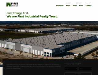 firstindustrial.com screenshot