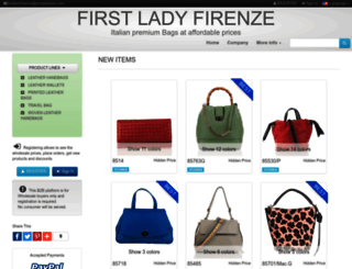 firstladyfirenze.com screenshot