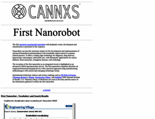 firstnanorobot.org screenshot