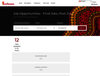 firstnationscareers.ca screenshot