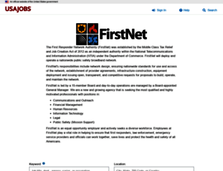 firstnet.usajobs.gov screenshot