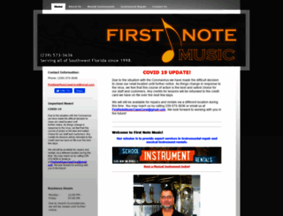 firstnotemusic.net screenshot