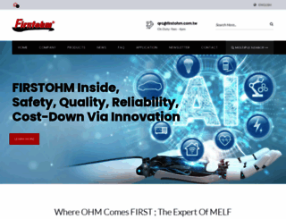 firstohm.com.tw screenshot