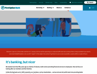firstoptionbank.com.au screenshot