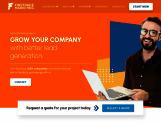 firstpagemarketing.com screenshot