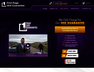 firstpageseoguarantee.com screenshot