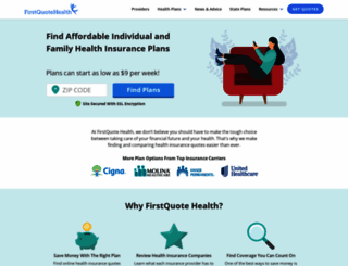 firstquotehealth.com screenshot