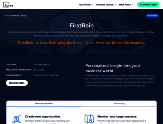 firstrain.com screenshot