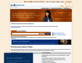 firstresearch.com screenshot
