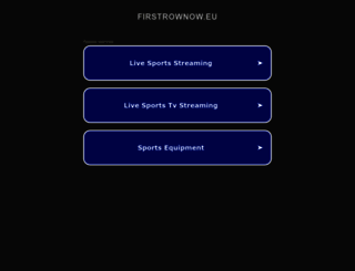 firstrownow.eu screenshot