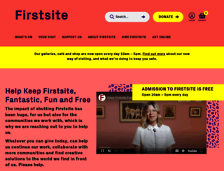 firstsite.uk screenshot