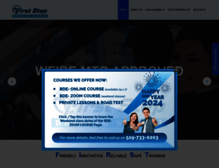 firststepdrivingschool.ca screenshot