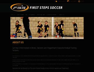 firststepssoccer.com screenshot