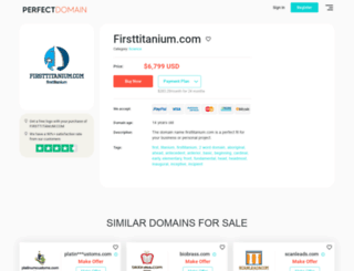 firsttitanium.com screenshot