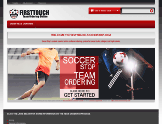 firsttouch.soccerstop.com screenshot
