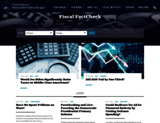 fiscalfactcheck.crfb.org screenshot