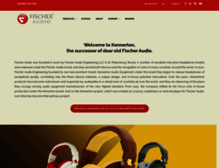 fischeraudio.com screenshot
