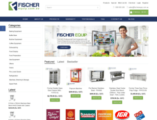 fischerequip.com.au screenshot