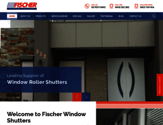 fischerwindowshutters.com.au screenshot